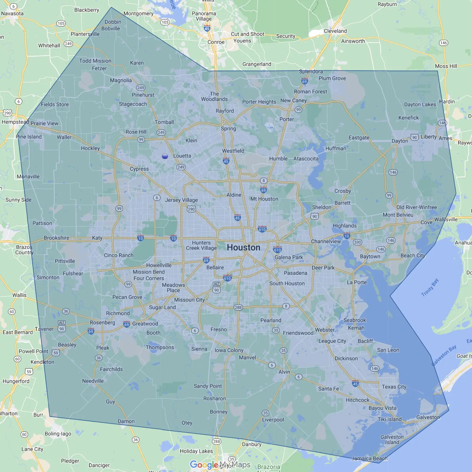 Noble Foundation Repair serves all these areas in the Greater Houston location